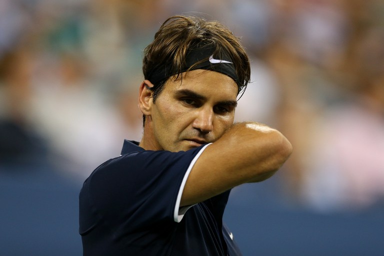 CUT SHORT. Roger Federer's dream to become the first player in over 8 decades to win 6 US Open was cut short Wednesday, September 5, after a defeat in the quarterfinals to Czech Tomas Berdych. AFP.
