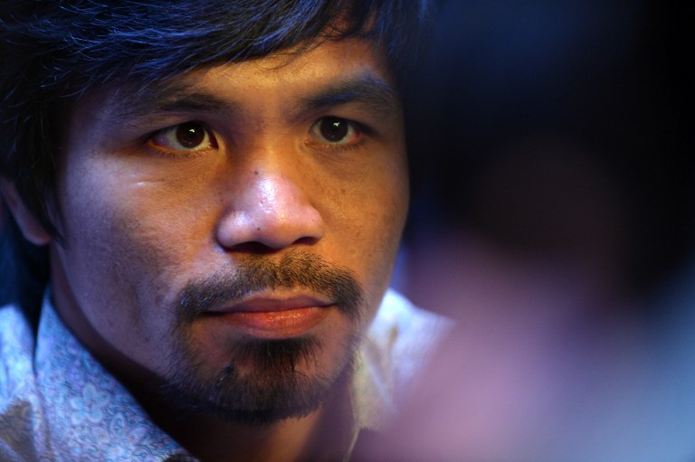 THE OLD PACQUIAO. Critics say Manny Pacquiao has declined over the years but camp insiders say the old Manny Pacquiao and his killer instinct are back. File photo by AFP.