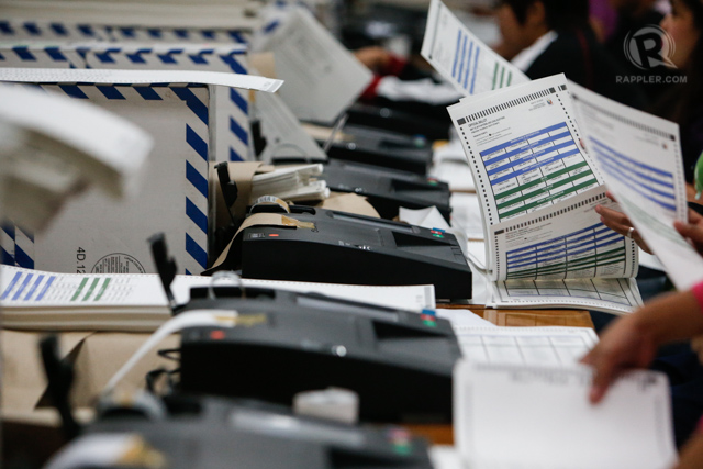 RECORD-BREAKING. The NPO finishes printing 52.3 million ballots 3 weeks before the deadline. File photo by Rappler/John Javellana