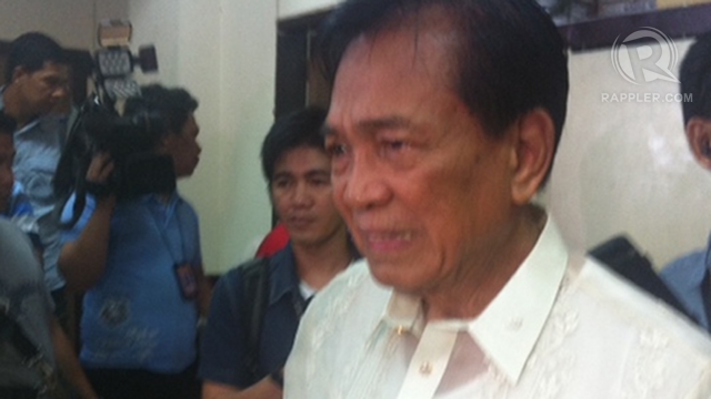 ACQUITTED. Former Commission on Elections chief Benjamin Abalos. Rappler file photo