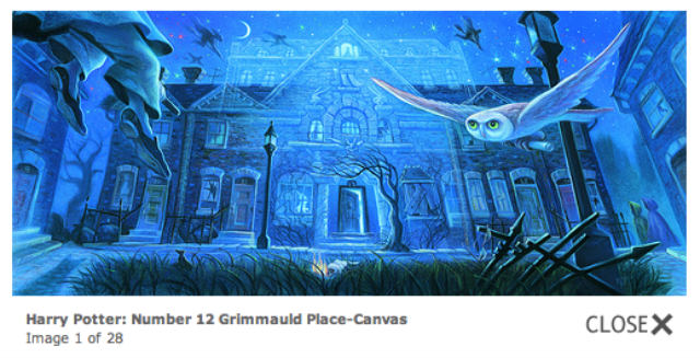 Is this how you imagined Grimmauld Place? Illustration by Mary GrandPre via www.artinsights.com