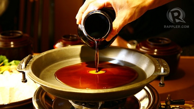 TASTY SUKIYAKI. Sauce provides the 'magic spell' for sukiyaki. Photo by Robert Uy
