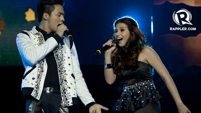 WINNING DUET. Sam Concepcion and Tippy Dos Santos sing 'Dati.' All Photos by Dru Robles