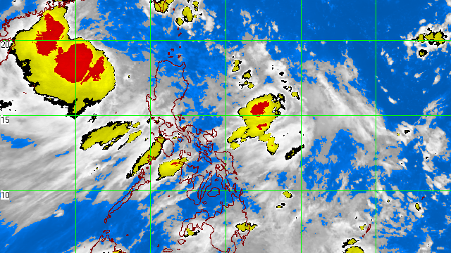 EXITING PH. Satellite image as of 9:32 p.m. Courtesy of Pagasa