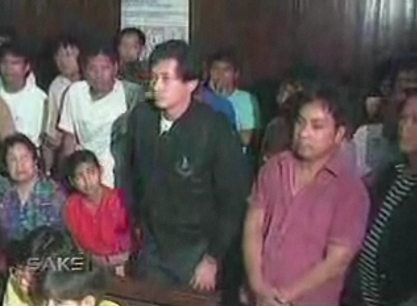CONVICTED MAGNATE. The Pasig Regional Trial Court convicted Go of murder in 1993. Screen grab from GMA-7's Saksi