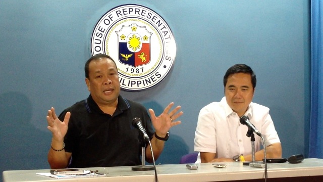DIVIDED LP: Pro-RH House majority leader Neptali Gonzales II and Anti-RH Cavite Rep Joseph Emilio Abaya