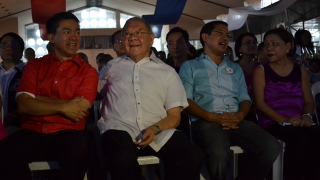 MORAL SUPPORT: House Speaker Feliciano "Sonny" Belmonte Jr also attended the Makabayan Coalition National Convention