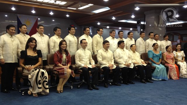 POWERFUL MEMBERS. Senators choose members of the powerful Commission on Appointments and Senate Electoral Tribunal based on proportional representation of political parties. File photo by Rappler/Ayee Macaraig 