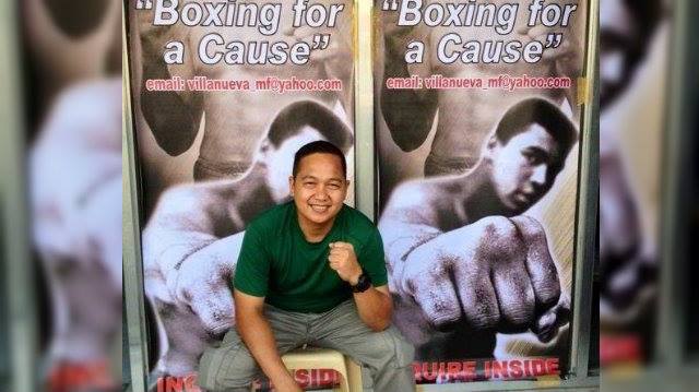 BOXING FOR A CAUSE. Villanueva Boxing Academy owner Mark Villanueva at his Iloilo gym. Photo courtesy Mark Villanueva