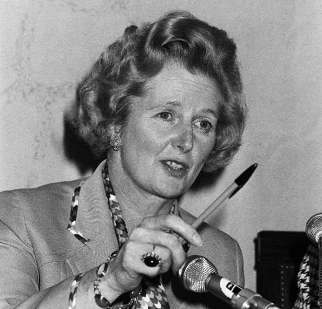 1975, February 11. Thatcher is elected Conservative leader after party enters opposition. AFP Photo