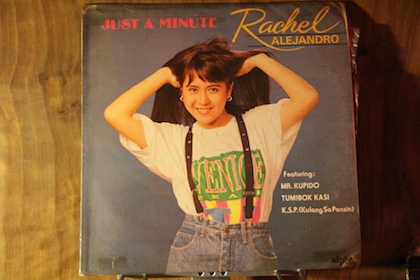 RACHEL'S FIRST ALBUM WAS released as an LP in 1989, a time when Filipino music was king of the airwaves. Photo courtesy of Rachel Alejandro