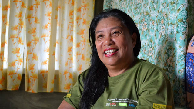 MINDA PIQUERO. One of Oxfam's beneficiaries.