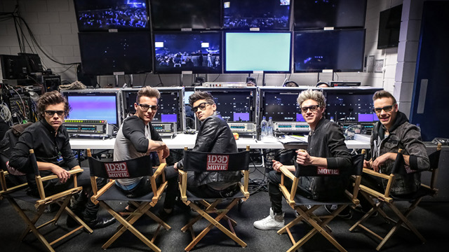 3D GLASSES, CHECK. Harry Styles, Louis Tomlinson, Zayn Malik, Niall Horan, and Liam Payne in an official photo from their movie, 'One Direction: This is Us.' Photo courtesy of Columbia Pictures
