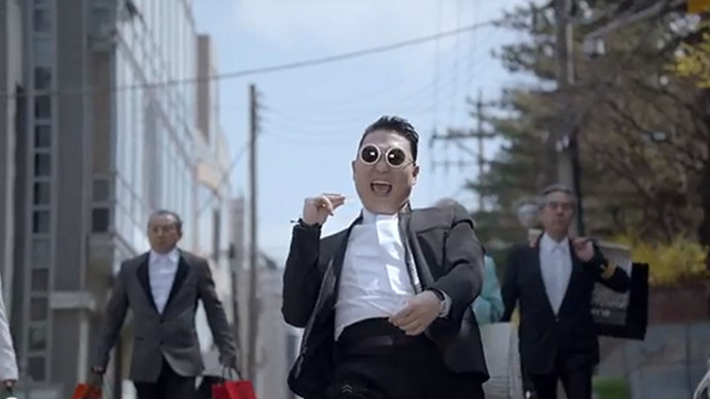 ANOTHER VIRAL HIT? Psy is almost there, hips swingin'. Screen grab from YouTube (officialpsy)