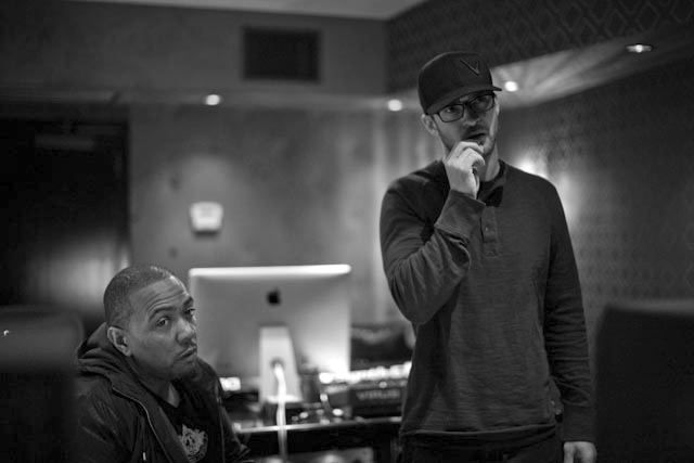 SOULFUL COLLABORATORS. Timberlake jams with producer-musician Timothy “Timbaland” Mosley for the second time for the 3rd JT solo album. Photo by Rachael Yabrough, from justintimberlake.com