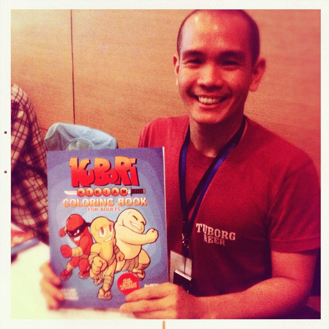 KOMIKS SPIN-OFF. Michael David and the Kubori coloring book. Photo courtesy of Carljoe Javier