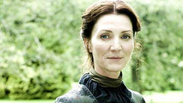 WOMAN POWER. Catelyn Stark gets tougher in season 3. Photo from the Michelle Fairley Facebook page.