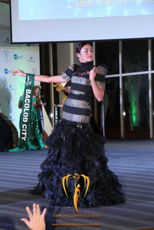CULTURAL COSTUME COMPETITION. Alyssa Marie Villarico at the cultural costume competition on April 19 at SM Mall of Asia, Pasay. Photo courtesy of Carousel Productions