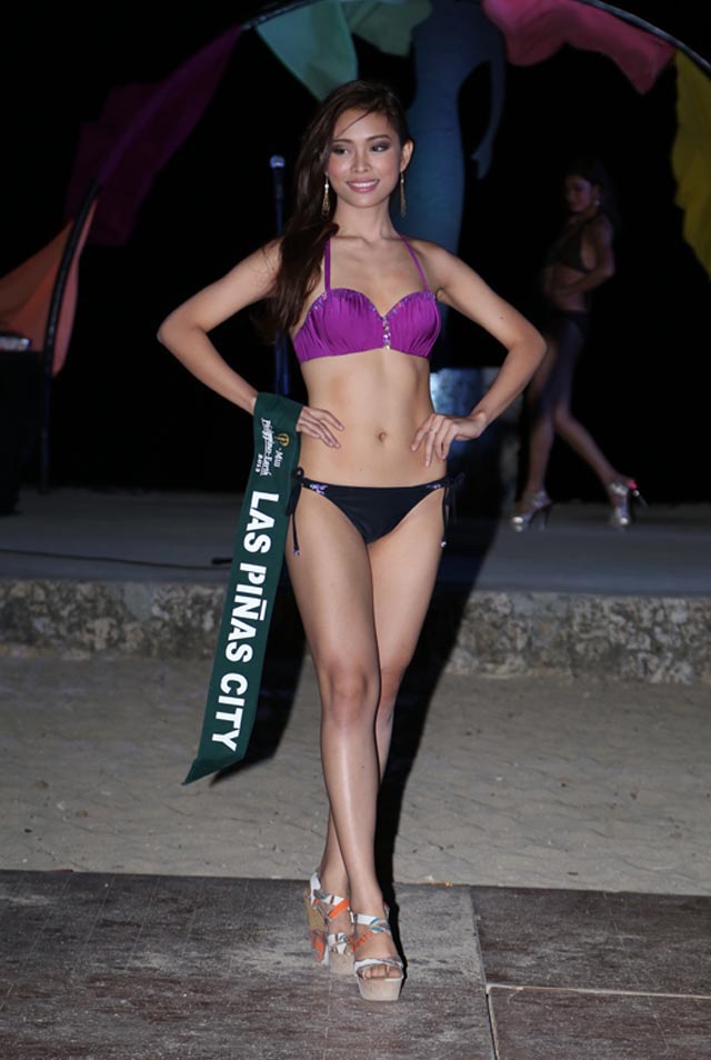 SWIMWEAR COMPETITION. Karla Patricia Alas at the swimwear competition on April 13 at Golden Sunset Resort, Batangas. Photo courtesy of Carousel Productions