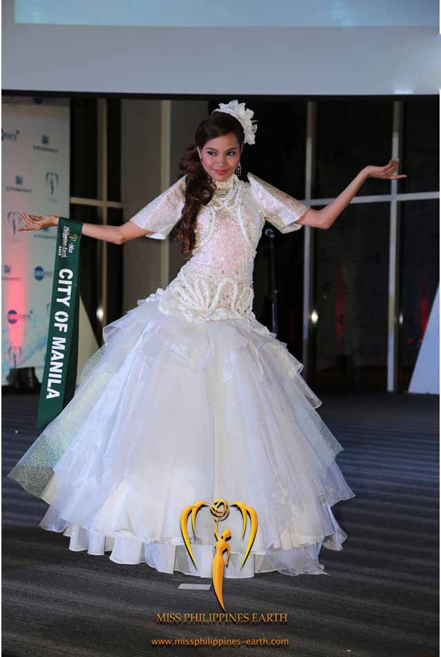 CULTURAL COSTUME COMPETITION. Alyanna Andrea Amistad at the cultural costume competition on April 19 at SM Mall of Asia, Pasay. Photo courtesy of Carousel Productions