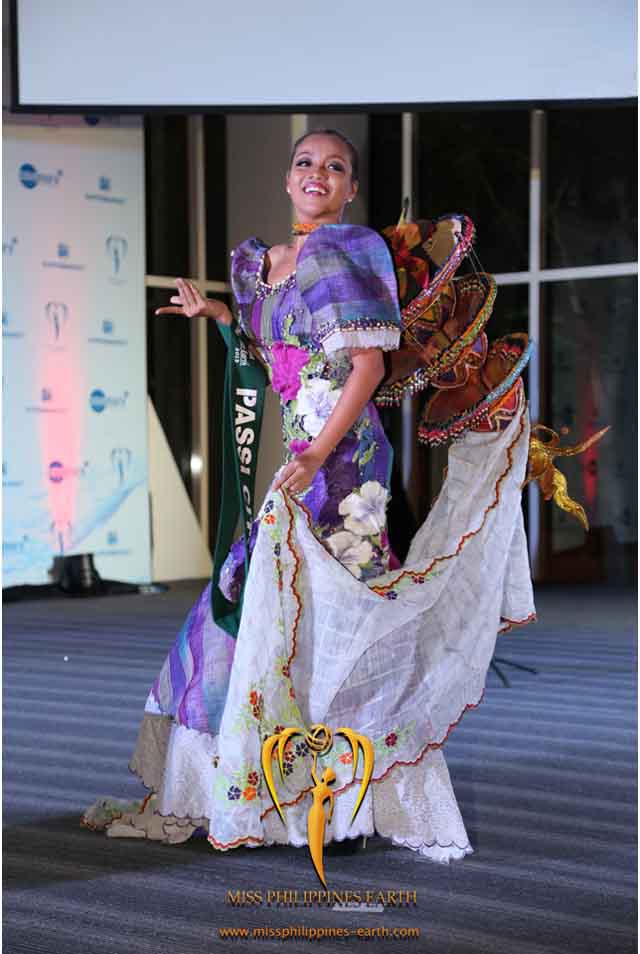 CULTURAL COSTUME COMPETITION. Chriscember Joy Nuñez at the cultural costume competition on April 19 at SM Mall of Asia, Pasay. Photo courtesy of Carousel Productions