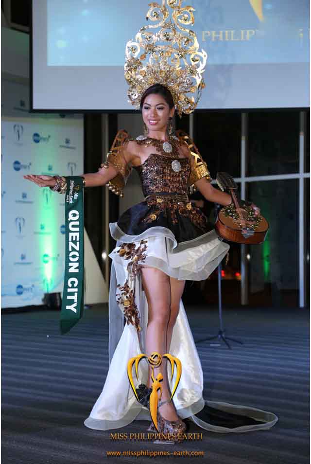 CULTURAL COSTUME COMPETITION. Sarah Jireh Asido at the cultural costume competition on April 19 at SM Mall of Asia, Pasay. Photo courtesy of Carousel Productions