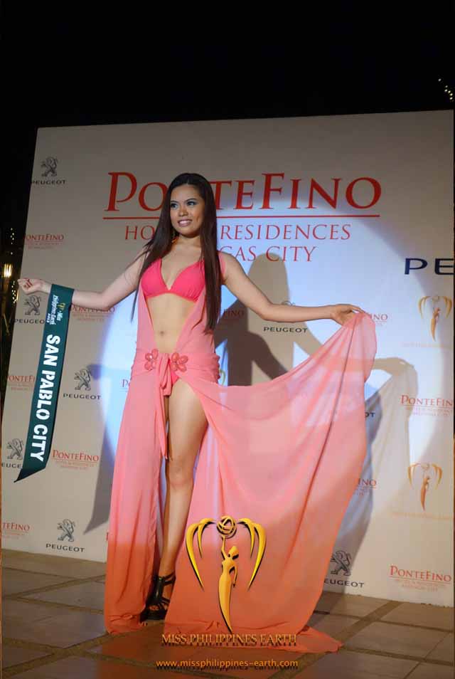 RESORTWEAR COMPETITION. Darian Bajade at the resortwear competition on April 12 at Hotel Pontefino & Residences, Batangas. Photo courtesy of Carousel Productions