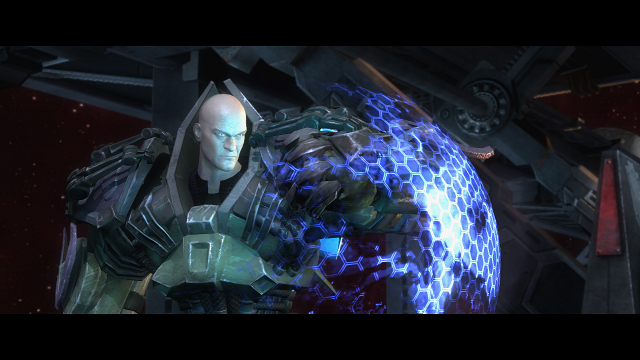 VILLAIN OR HERO? Supervillain Lex Luthor becomes a superhero in the alternate world of Injustice. All images from the official Injustice website