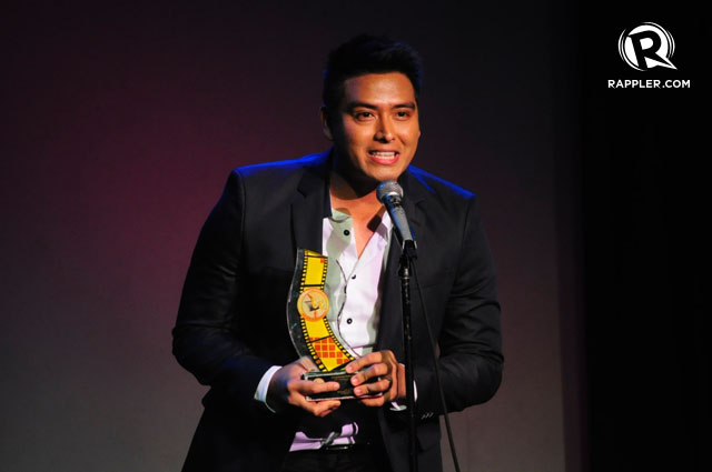 BEST ACTOR. Alfred Vargas was awarded for his exceptional performance in 'Supremo'