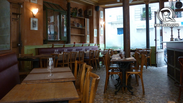The interior of Le Pure Café