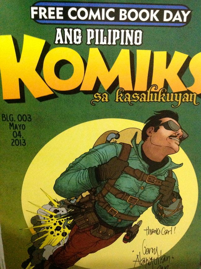 ANG PILIPINO KOMIKS SA KASALUKUYAN. With its Gerry Alanguilan cover and eclectic mix of creators, it was clearly a collector must-have. Photo by Carljoe Javier