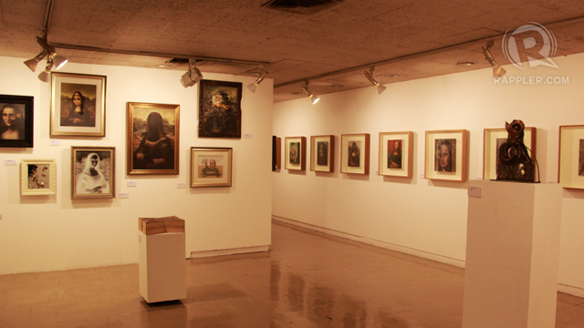 MONA LISA OVERLOAD. The Cultural Center of the Philippines (CCP) and West Gallery exhibit 57 styles of Leonardo da Vinci's Mona Lisa from 57 artists in 'The Mona Lisa Project.' All photos by Ces Natalie Crisostomo