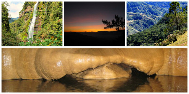 MUST-VISIT PLACES IN SAGADA. Sagada is home to different natural wonders including Bomod-Ok falls, Mt. Kiltepan, and Sumaguing cave. Photos courtesy of Gin Riobuya and Eleazar Cuela