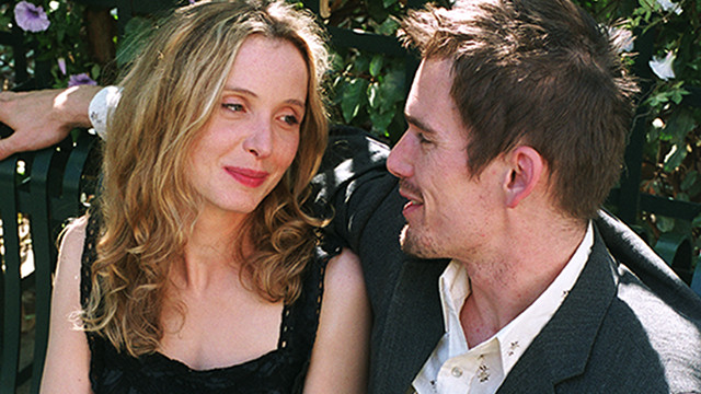 SECOND CHANCE AT A ONCE IN A LIFETIME. Julie Delpy and Ethan Hawke play Celine and Jesse in 'Before Sunset.' Image from the 'Before Sunset' Facebook page