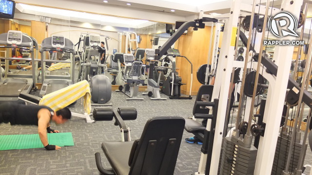 CITY JUNGLE GYM. Richmonde Hotel's gym is open for use to checked-in clients