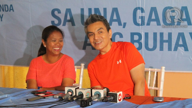 SOLID PLATFORM. Tiangco says Nancy showed her platform and campaigned really hard, hence her current 5th placing in partial, unofficial results. Photo by Jee Geronimo/Rappler.com
