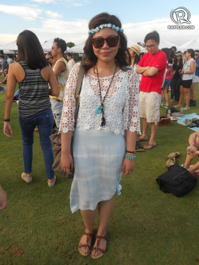 FLORAL CHILD. Like Christine Balacang's ensemble, dainty pastels and floral lace are a Wanderland favorite