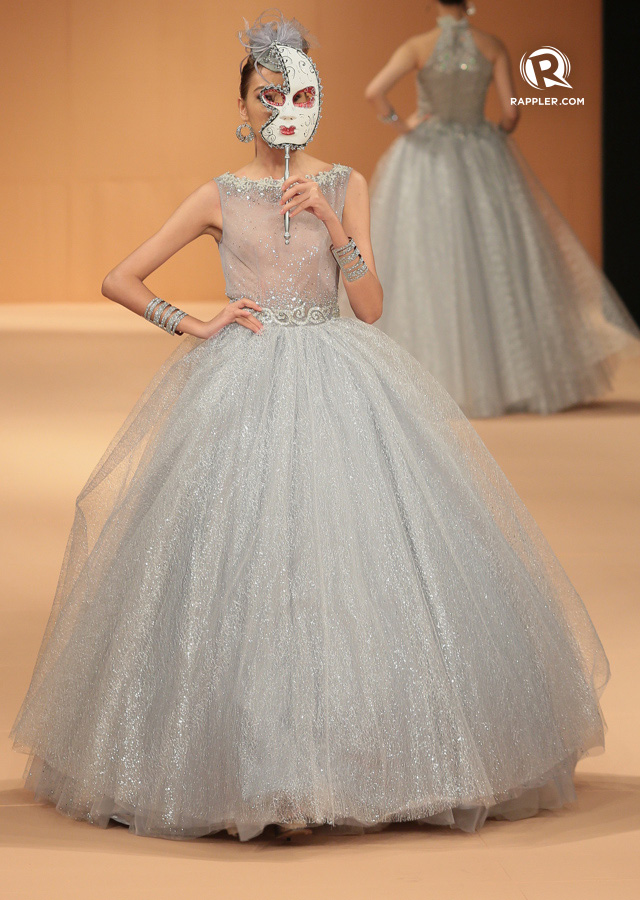 BOYET DYSANGCO. This flouncy gown channels Cinderella. All photos by Edric Chen