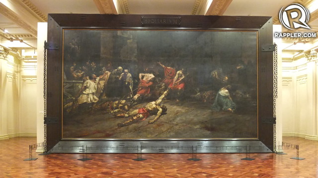 LARGER-THAN-LIFE. Juan Luna's "Spoliarium" is definitely a major highlight for many museum-goers