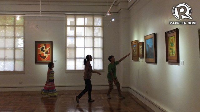 ART FOR ALL. Young museum-goers explore the National Art Gallery