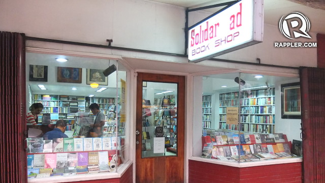 SOLIDARIDAD BOOKSHOP. This bookshop owned by F. Sionil Jose specializes in Philippine literature. All photos by Pia Ranada
