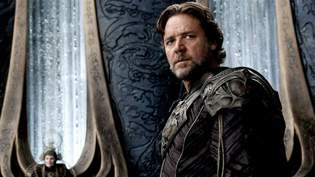 FATHER OF SUPERMAN. Russell Crowe plays Jor-El, a Kryptonian scientist and father of Superman