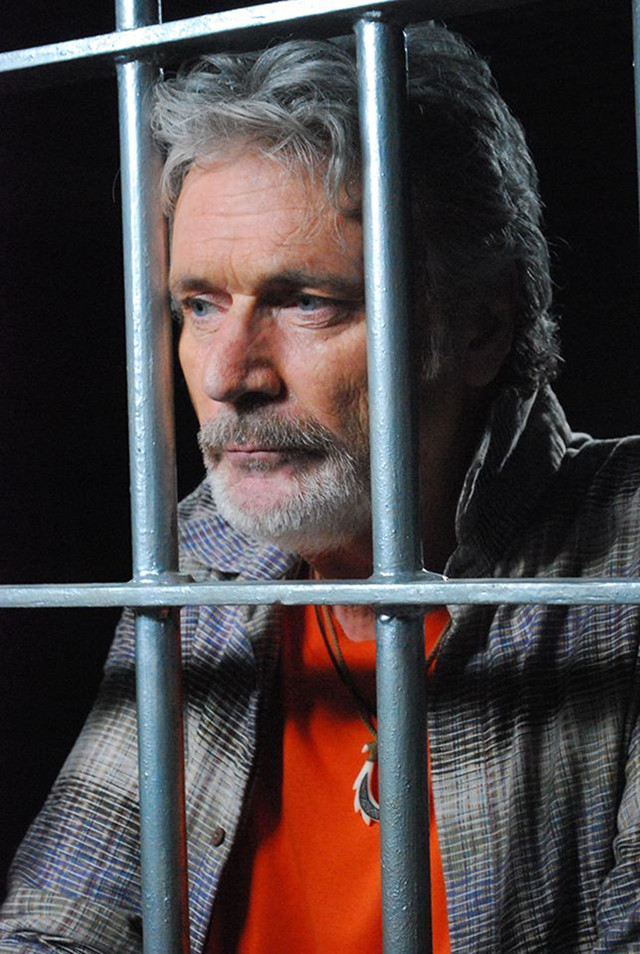 FRANK PARISH. Patrick Bergin is a retired US fireman and philanthropist who finds himself wrongly accused of murder and jailed in the Philippines (IMDb)