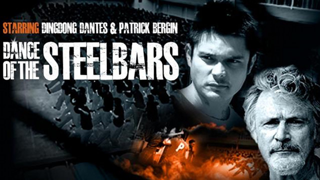 DANCING INMATES. Dingdong Dantes and Patrick Bergin are among the dancing inmates of Cebu in Cesar Apolinario's 'Dance of the Steel Bars.' All images from the movie's Facebook page courtesy of Portfolio Films