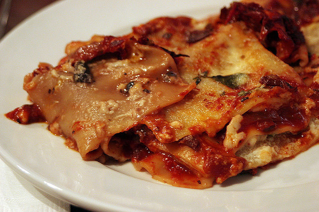 DELICIOUS YET GUILT-FREE. Serve your dad this vegetarian lasagna and he might just become a fan of vegetables. Photo by Maggie Hoffman via Flickr creative commons