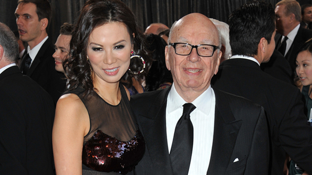 'BROKEN DOWN IRRETRIEVABLY.' Rupert Murdoch and Wendi Deng at the 85th Academy Awards last February 24