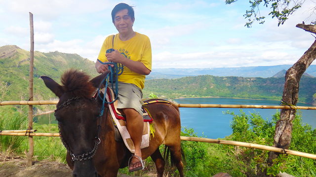 NO MATTER WHAT IT TAKES. When his blood pressure could not take the trek anymore, my dad rode a horse to reach the top