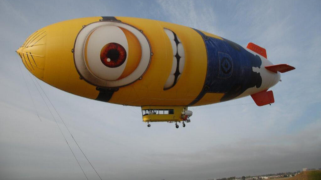 SKY'S THE LIMIT. This not-so-little bad boy is taking the dark side to a higher level. Photo from www.twitter.com/Despicablimp