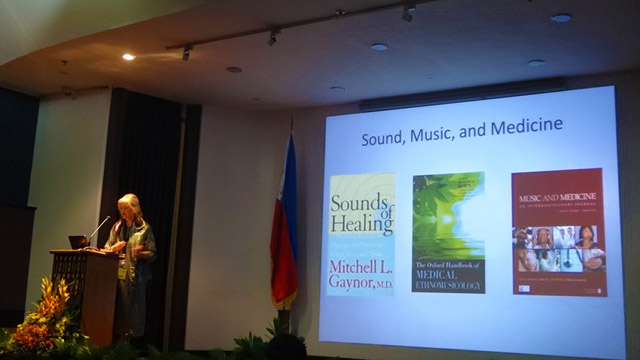 MUSIC AND MEDICINE. Dr. Rosalind Hackett explains the health and therapeutic benefits of sound