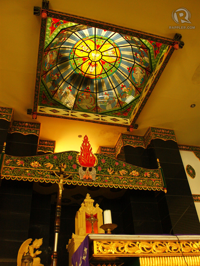 WAYANG. An up-close look at Ganjuran Church's altar